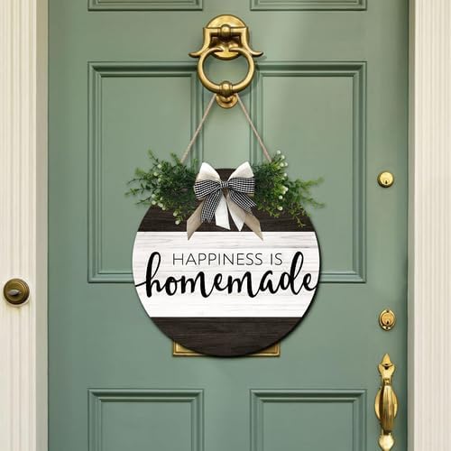 Happiness Is Homemade Signs 11inch, Rustic Wood Frame Wall Art Farmhouse Decor for Kitchen, Dining Room, Farmhouse Wall Decor Housewarming Gift