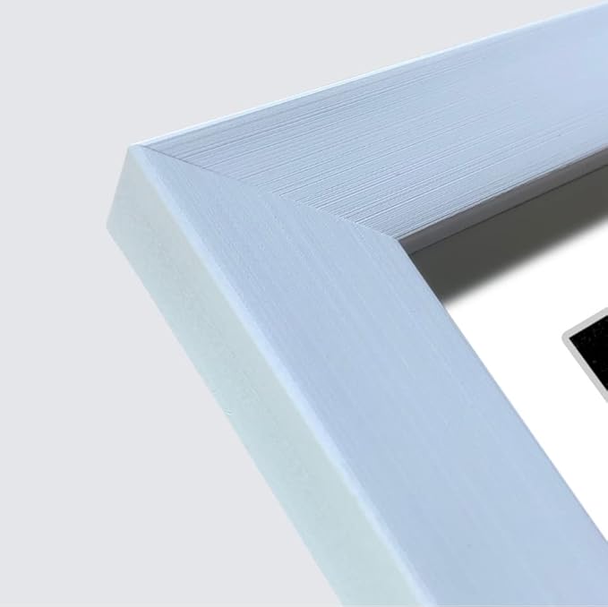 12x12 White Picture Frame Set of 3 for Pictures 8x8 with Mat or 12x12 Without Mat,Wall or Tabletop Gallery Photo Frames with Real Glass