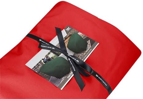 Eevelle Patio Rectangular Ottoman Cover with Marine Grade Fabric - Waterproof Outdoor Ottoman Cover - Furniture Set Covers for Ottoman - Easy to Install - (17" H x 48" L x 25" W, Red)