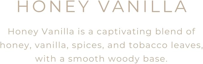 River Birch Candles Honey Vanilla Scented Candle | Premium, All-Natural, Non-Toxic, Soy Wax | 8 oz. Silver Travel Tin | Cozy Relaxing Gifts for Home