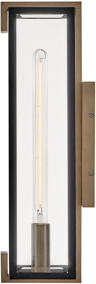 Hinkley Bergen Medium Wall Mount Lantern, Black