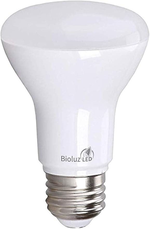 Bioluz LED Light Bulb BR20 Light Bulbs 3000K Bright Soft White LED Bulbs 6W=50W Replacement 90 CRI 540 Lumen Indoor/Outdoor UL Listed CEC Title 20 Compliant Home Decor LED Lights for Bedroom - 20 Pack