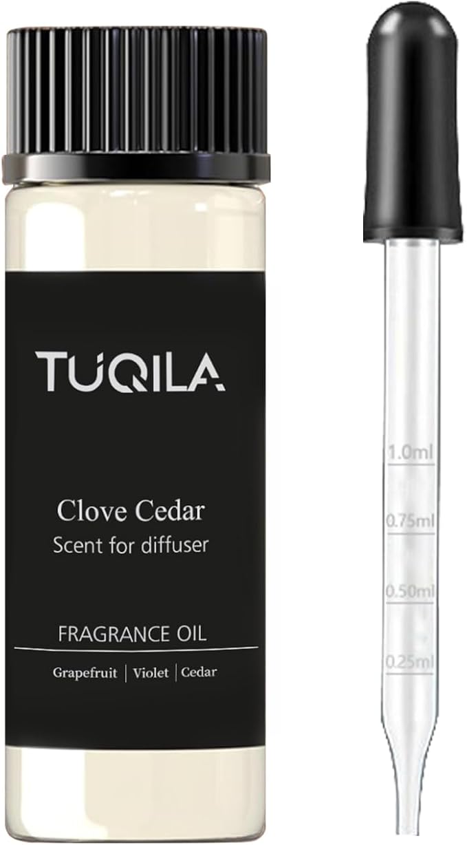 Hotel Waterless Diffuser Oil Clove Cedar 20ML Sampler, Essential Scent Oil Usage Cold Air Waterless Diffuser, Luxury Scents Oils Fragrance for Home