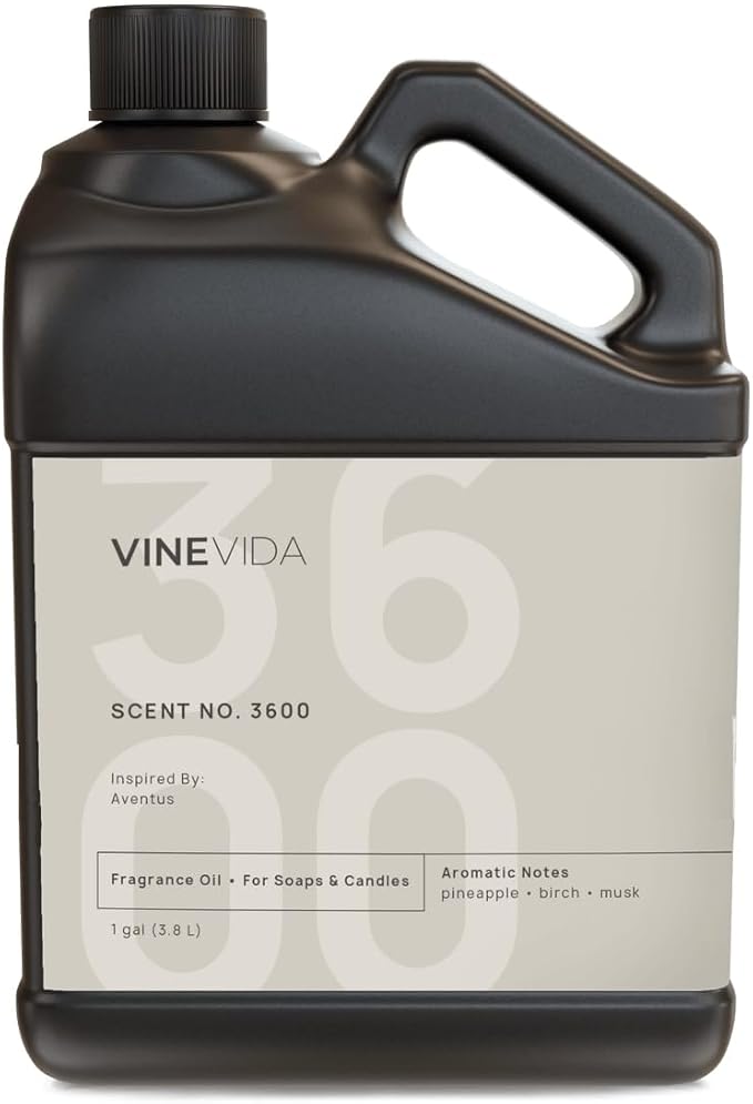 VINEVIDA [128oz] Scent No.3600 Fragrance Oil for Candle and Soap Making - Natural Candle Scents Made in USA