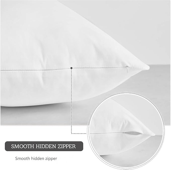MoonRest® Synthetic Down Alternative 16x38 Lumbar Pillow Insert Form, for Decorative Throw Pillow, Sofa, Cushions, Body and Bed - Pack of 2- Size 16” X 38”