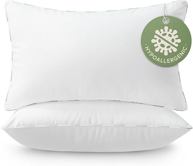 Throw Pillow Inserts (Pack of 2, 14 x 22 Inches, White) - Hypoallergenic 100% Virgin Fiber Lumbar Pillow Form Microfiber Throw Pillows for Bed and Couch Pillows | Indoor Decorative Pillow