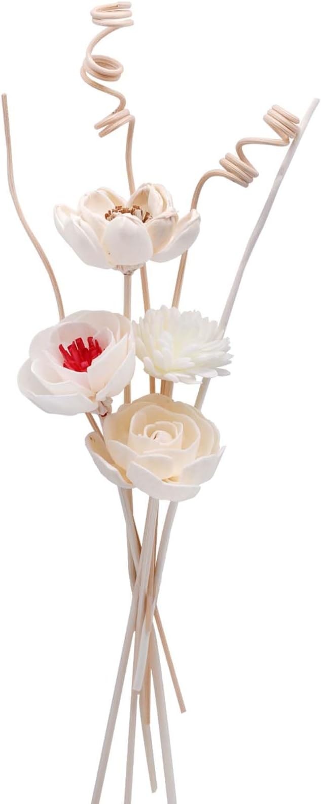 Flowers Reed Diffuser Sticks Set, Scent Diffuser Stick, Fake Dried Flowers Aroma Fragrance Oil Reed Diffuser Sticks for Bathroom Shelf, Office, Home Kitchen Decor (Bottle Not Included)