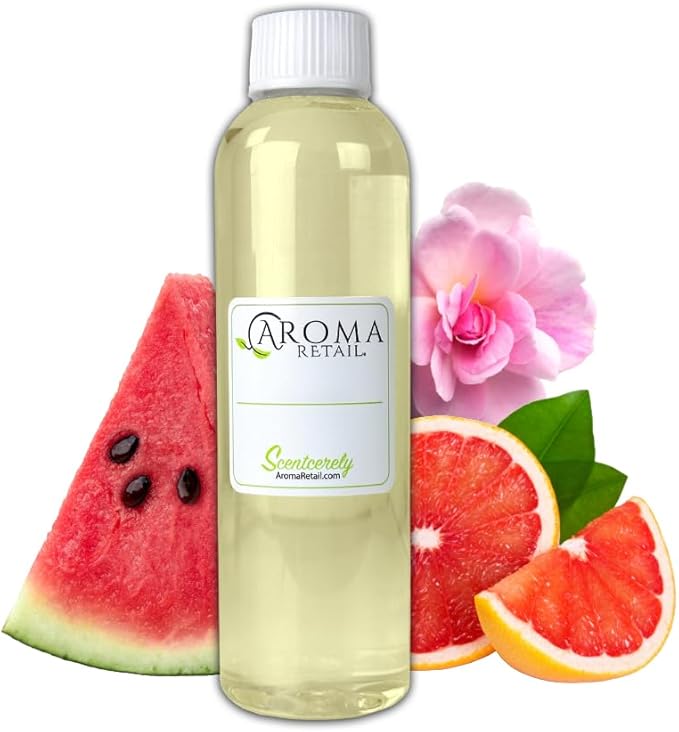 Blue Ice 4 oz Refill for Oil Diffuser with Watermelon, Grapefruit, Blond Woods, & More Notes