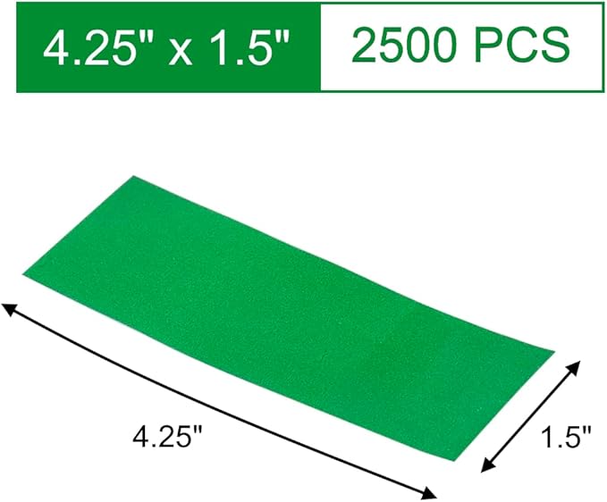 Gmark Paper Napkin Band Box of 2500 (Green), Paper Napkin Rings self Adhesive GM1051
