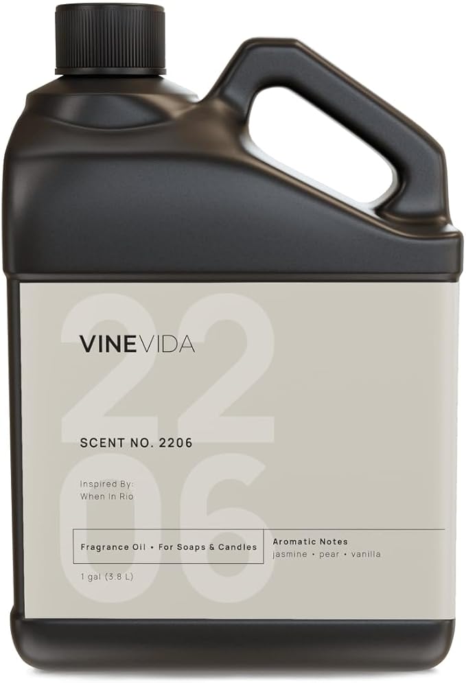 VINEVIDA 128oz Scent No.2206 Natural Candle Fragrance Oil - USA Candle Scents - Soap Making