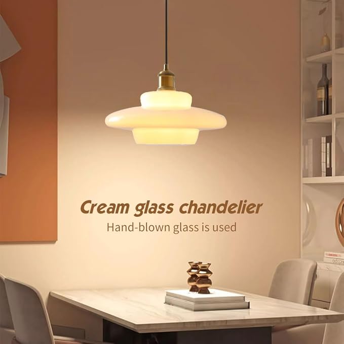 Mid Century Pendant Light Gold Nordic Dining Table Pendant Light Fixtures, with White Glass Shade Pendant Lighting, Height Adjustable Hanging Lamp, for Kitchen Island Dining Table Bedroom