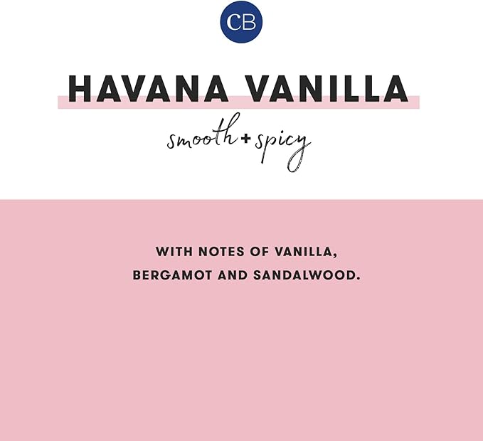 Capri Blue Havana Vanilla Reed Diffuser Set - Includes Reed Diffuser Sticks, Fragrance Oil, and Glass Bottle - Luxury Scented Room Fresheners - Cobalt Blue (8 fl oz)