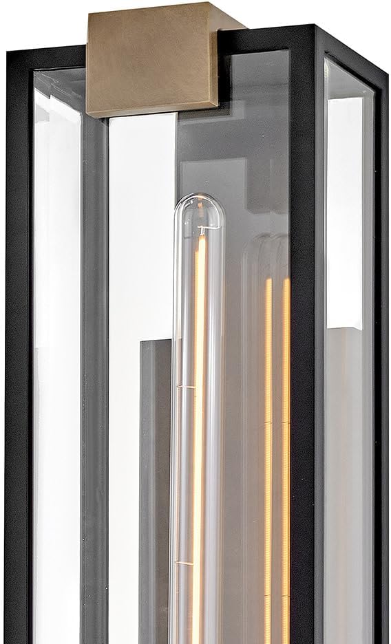 Hinkley Bergen Medium Wall Mount Lantern, Black