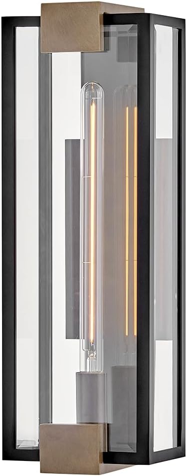 Hinkley Bergen Medium Wall Mount Lantern, Black