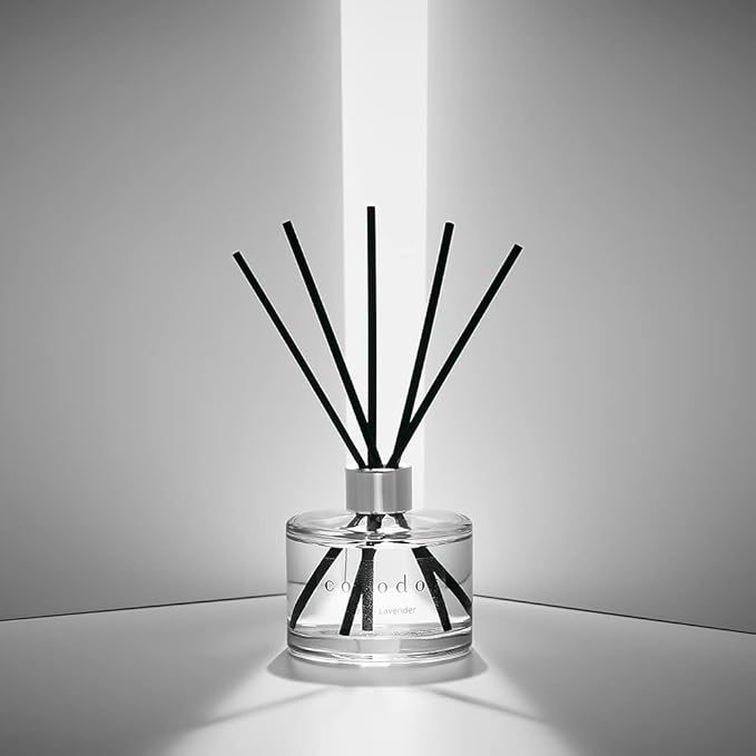 COCODOR Signature Reed Diffuser Set/Black Cherry / 6.7oz /2 Pack/Home Fragrance Diffuser, Oil Scent Diffuser for Bathroom Shelf Decor