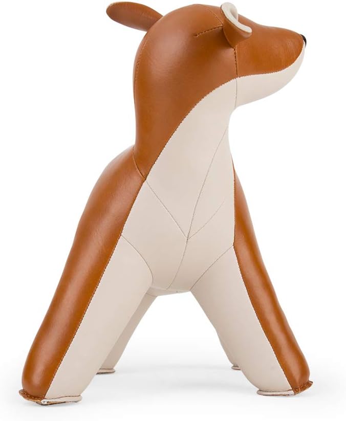 zuny, Gaze Series Bookend Tan for Shelves, Office Decorative- Deer Luke