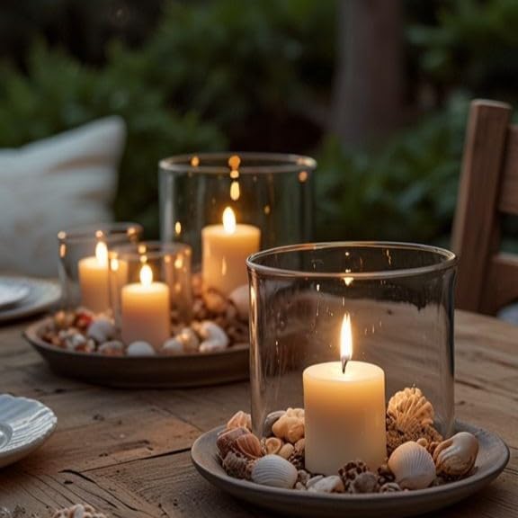 CW Studio 3 Pack 2.8x4 Inch Ivory Unscented Pillar Candles – Long 44 Hour Burn, Smokeless & Dripless – Premium Wax with Cotton Wick – Perfect for Weddings, Events, Home, Rustic & Elegant Décor