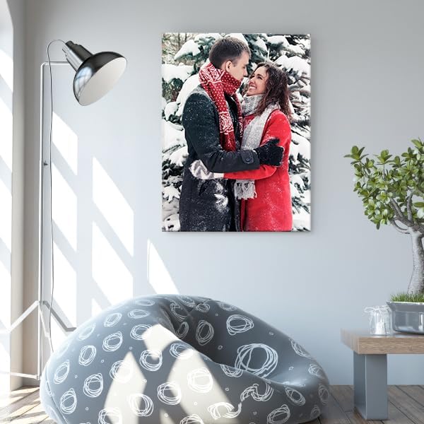 CanvasChamp Custom Canvas Prints with your Photos - Personalized Framed Wall Art for Home & Office Decor (30" W x 30" H x 0.75" D)