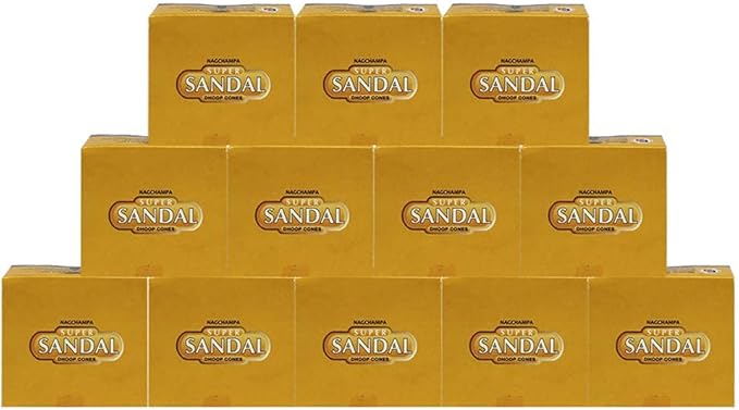 Super Sandal Incense Cones and Cone Burner Bundle - Satya Incense