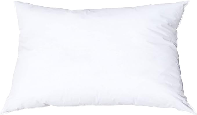 Pillowflex Synthetic Down Pillow Insert - 22x32 Down Alternative Pillow, Ultra Soft Oversized Queen Bed Sleeping Pillow, Large Rectangle Sham - 1 Decorative Pillow Form
