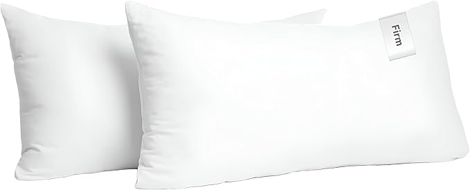 Digital Decor 100% Cotton Luxury Hotel Pillows King Size Set of 2, Cooling Hypoallergenic Down Alternative Pillows for Sleeping, Firm Support for Side & Back Sleepers, Made in USA, 36" x 20"