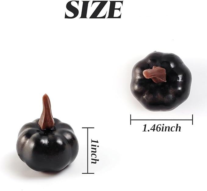 TIHOOD 20PCS Mini Artificial Pumpkins, Fall Harvest Simulation Pumpkins Decor Fake Fruit Home Decor for Halloween Thanksgiving Party Decorations (Multicolor)