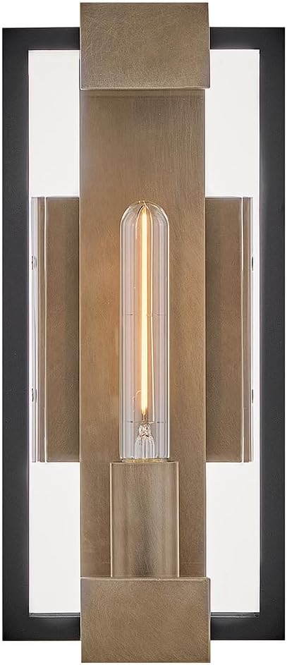Hinkley Bergen Small Wall Mount Lantern, Black