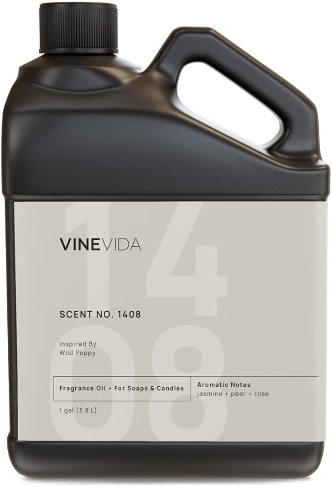 VINEVIDA 128oz Scent No.1408 Fragrance Oil for Candle & Soap Making - Natural, Made in USA