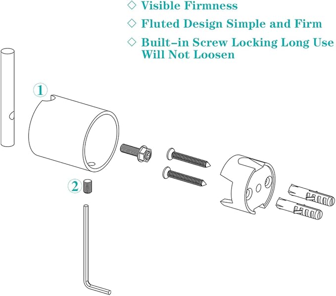 RANDOM Towel Hooks White Wall Hooks Individual Coat Hooks Stainless Steel Hand Towel Holder Modern Metal Robe Hook for Bathroom Kitchen Wall Mounted 2 Pack