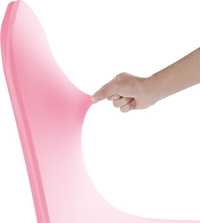 SuperO Waterproof Spandex Chair Cover 25PCS, Stretch Dining Chair Covers, Polyester Outdoor Chair Covers, Protector Stretch Chair Cover for Party Universal, Banquet, Wedding Event, Hotel(Pink)