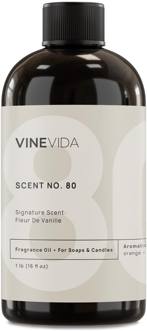 VINEVIDA [16oz] Scent No.80 Fragrance Oil for Candle Making and Soap Making - Premium Candle Scents for Soy Candles