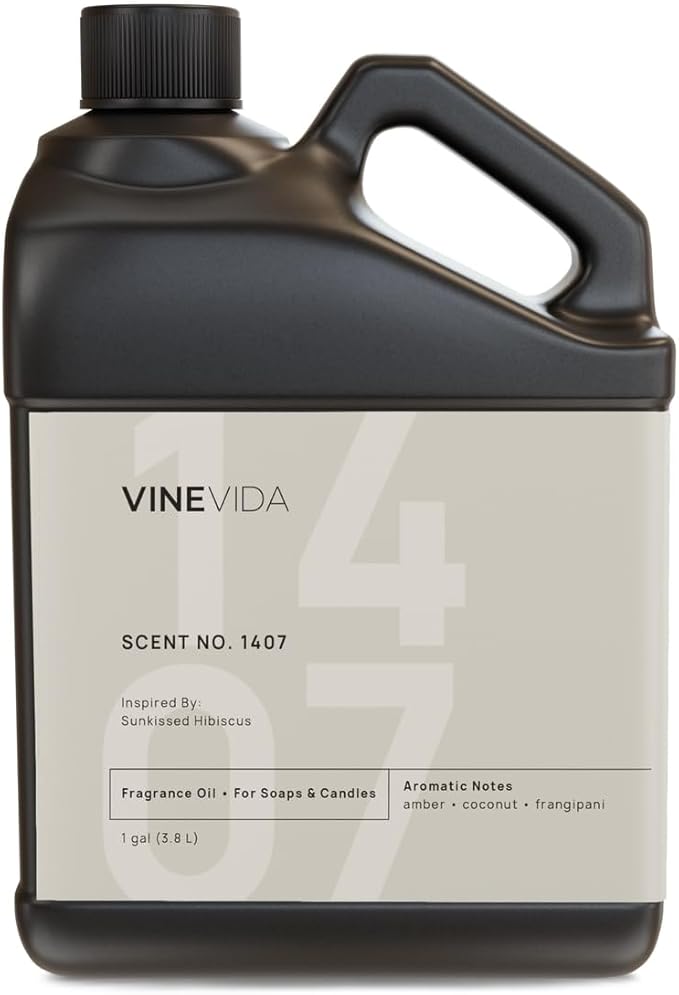 VINEVIDA [128oz] Scent No.1407 Fragrance Oil for Candle Making and Soap Making - Premium Candle Scents for Soy Candles