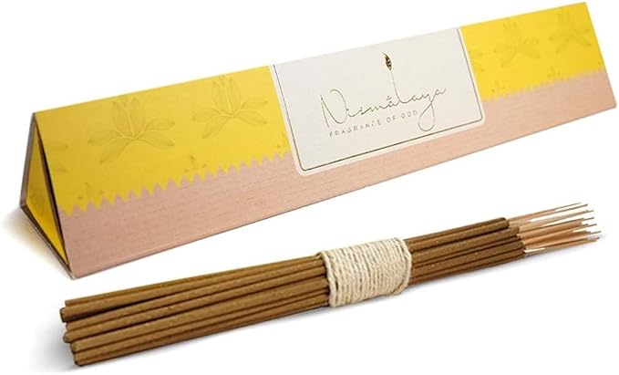 Nirmalaya Premium Luxury Natural Jasmine Incense Sticks | Bamboo Less & Charcoal Free | Pack of 40 Sticks, 100g | Ideal for Home, Office, Yoga, Meditation & Aromatherapy | Long Lasting Fragrance