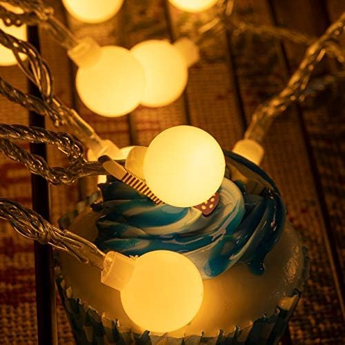 AWQ 200 LED Christmas Lights Christmas String Lights Decoration Lights for Xmas Home Garden Wedding Party Xmas Tree Bedroom Indoor Outdoor Decor (200, Warm White)