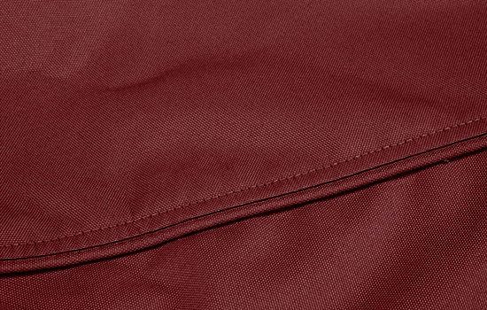Eevelle Patio Square Ottoman Cover with Marine Grade Fabric - Waterproof Outdoor Ottoman Cover - Furniture Set Covers for Ottoman - Easy to Install - (25.5" H x 42" L x 42" W, Burgundy)