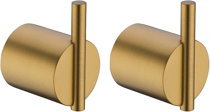RANDOM Champagne Bronze Towel Hooks for Bathrooms Wall Mount Coat Hooks SUS304 Stainless Steel Hand Towel Robe Hook.RD-96068-8CB