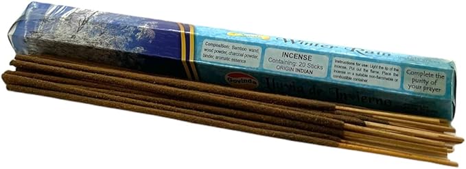Govinda Winter Rain - 120 Masala Coated Incense Sticks