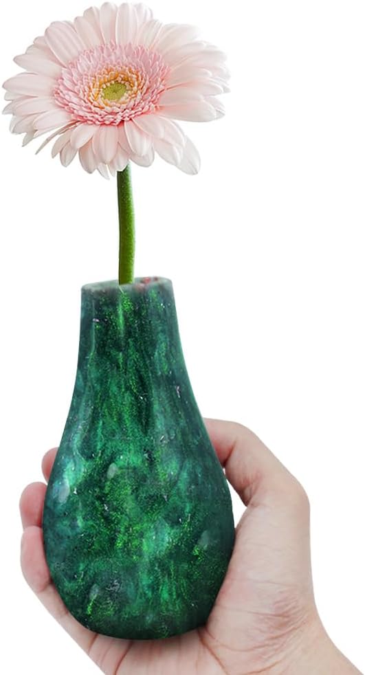 2 Pcs Concrete Vase Mold, FineGood Silicone Resin & Epoxy Casting Mold for Making Vases, DIY Making Handmade Home Display Decor Crafts