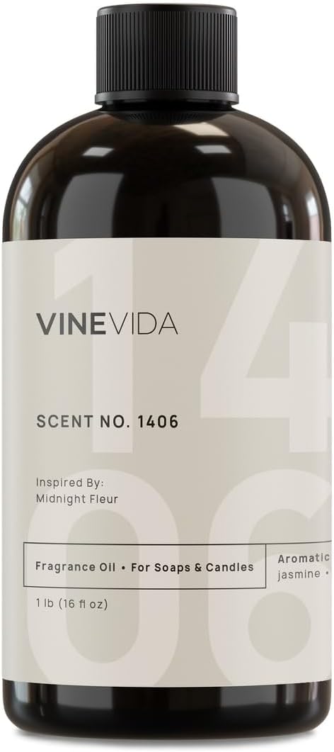 VINEVIDA [16oz] Scent No.1406 Fragrance Oil for Candle Making and Soap Making - Premium Candle Scents for Soy Candles