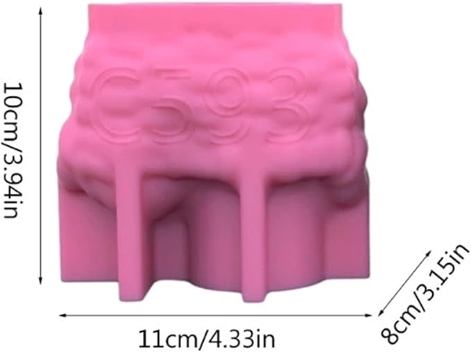 Woven Flower Basket Flower Pot Silicone Mold Succulent Planter Vase Concrete Mold Candle Jar Plaster Epoxy Resin Cement Clay Mould