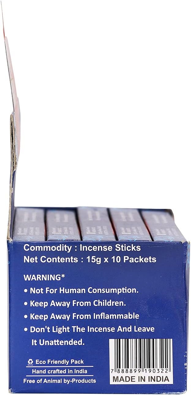 Dwaraka - Incense Sticks - Nag Champa Incense, 100 Sticks, All Natural, Chemical Free