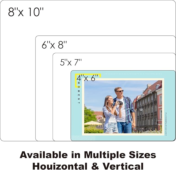 Custom Style Custom Metal Photo Prints,Customize Your own Picture Frame,Personalized Metal Picture Gift for Family and Lovers