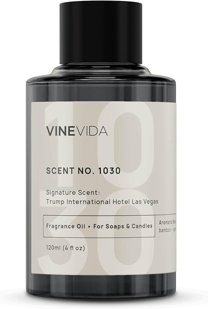 VINEVIDA Scent NO. 1030 Fragrance Oil - 120mL (4oz) - Inspired by: Trump International Hotel Las Vegas Fragrance Oil for Candle Making - Made in USA Candle Scents Scents for Soap Making