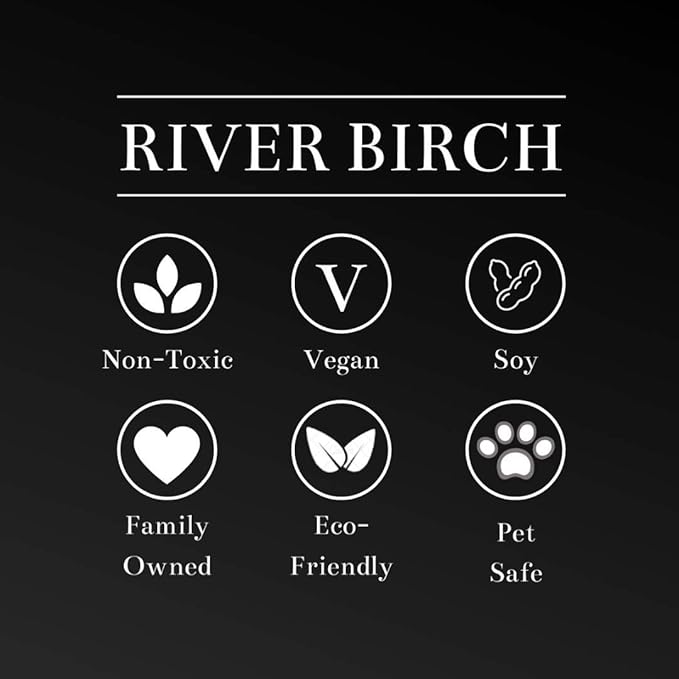 River Birch Candles Mimosa Scented Candle | Premium, All-Natural, Non-Toxic, Soy Candles | 8 oz. Black Matte Tin Travel Candle | Cozy Relaxing Gifts for Home