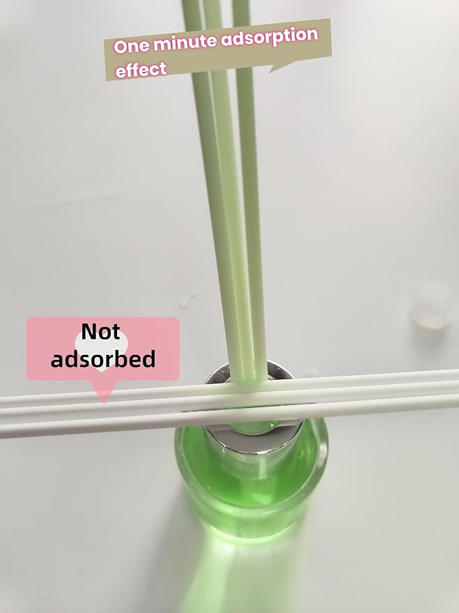 100 PCS White Reed Fiber Diffuser Sticks,Diameter 3.5mm, Length 190mm (7.48 inches), Suitable for Various Essential Oils and Perfume, Lasting, Stable and Diffusing Fragrance