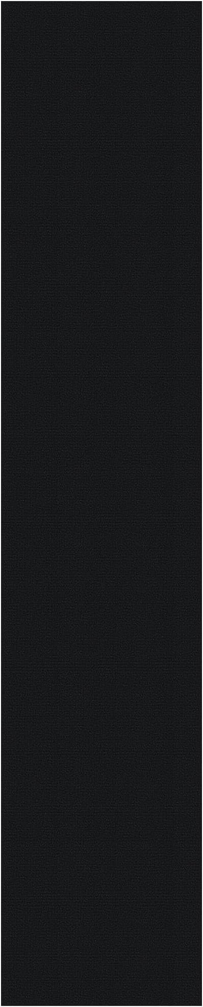 EARTHALL Runner Rug 3x20 Ft Washable Runners for Hallways Extra Long Woven Non Slip Entryway Runner Braided Kitchen Runner Indoor Outdoor Carpet Runners for Hotels, Officel, Stair, Black