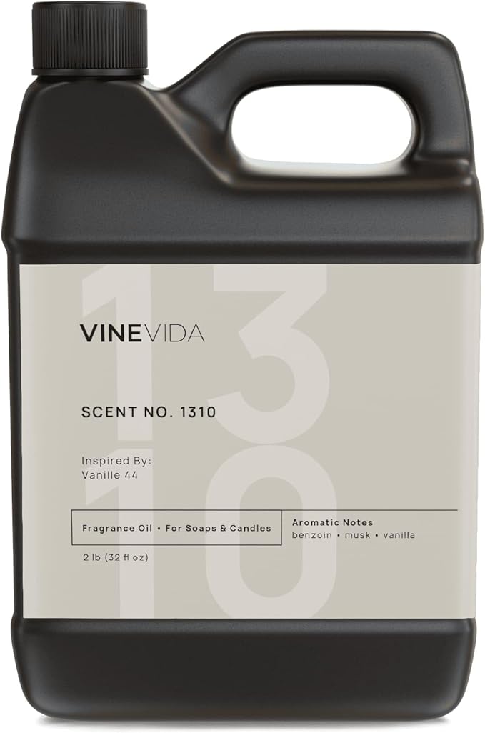 VINEVIDA Scent NO. 1310 Fragrance Oil - 32oz (2lbs) - Inspired by: Vanille 44 Fragrance Oil for Candle Making - Made in USA Candle Scents Scents for Soap Making