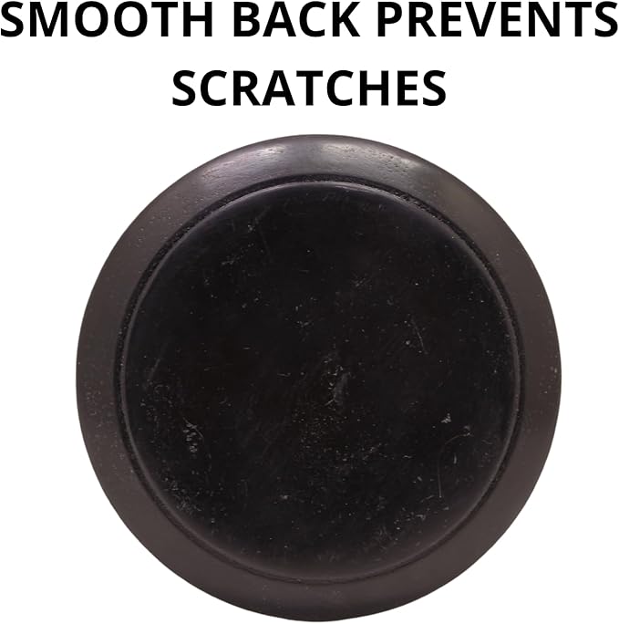 Handmade Marble Incense Holder - Round Incense Burner with Multiple Holes for Incense Sticks. Decorative Ash Catcher for Home and Office Decor. (4 inch Diameter, Black)
