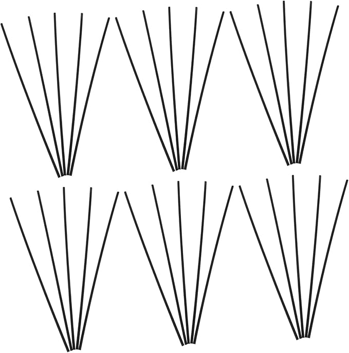 VILLCASE 100pcs Fiber Diffuser Reeds Aromatherapy Sticks for Even Scent Distribution Fragrance Release Safe Essential Oil Refill for Home Spa Office