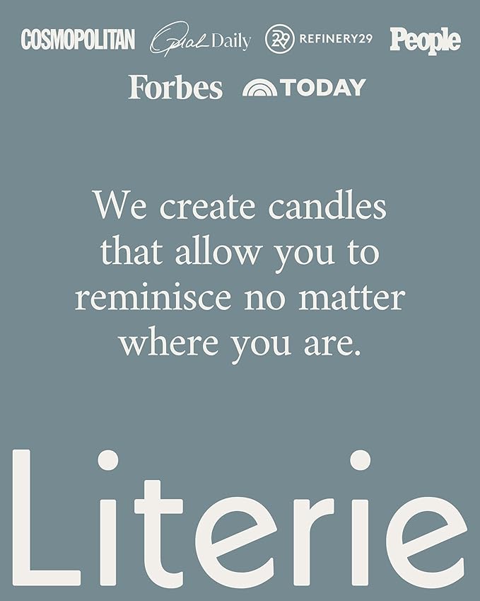 Literie NYC Inspired Scented Candle: Ice Skating in Central Park - Hot Chocolate Scent, 9oz, 50 Hour Burn, Vegan Soy & Coconut Blend Candle for Home Decor, Gift for Women & Men